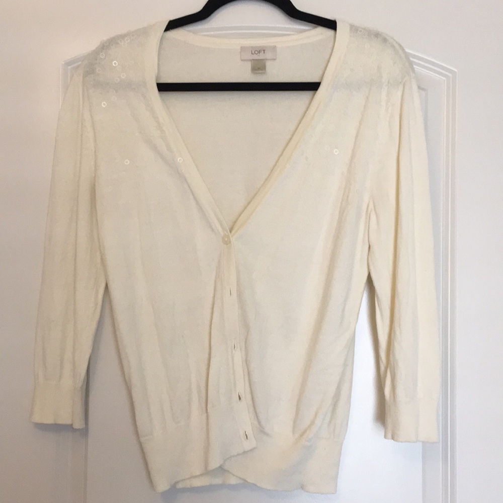 LOFT 3/4-sleeve cardigan